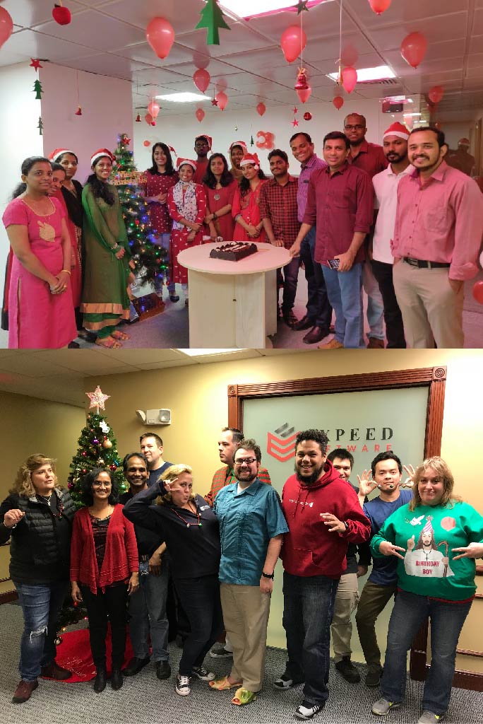 Expeed Software Teams Across the World Celebrate Christmas